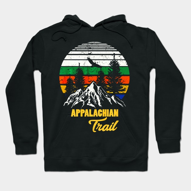 Appalachian Trail Shirt Vintage Hiking Mountain Gift hiker Hoodie by Jipan